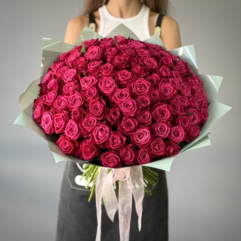 Букеты 101 розы