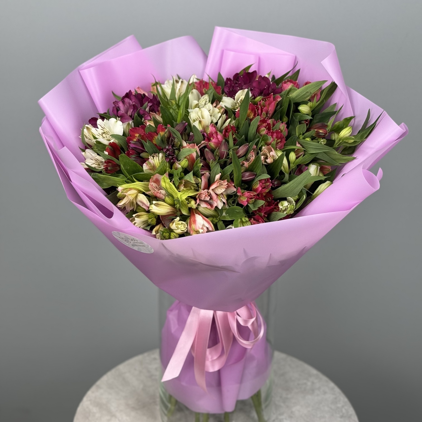 Букет из 41 альстромерий микс