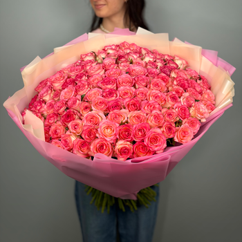 Букет из 101 розы Джумилия 70 см