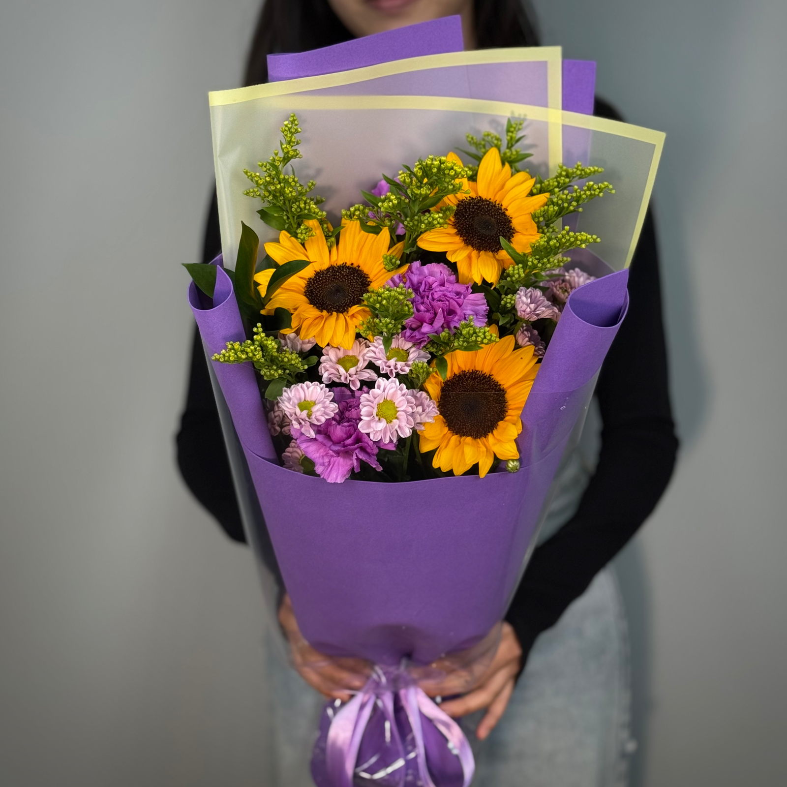 Букет Подсолнечные фантазии