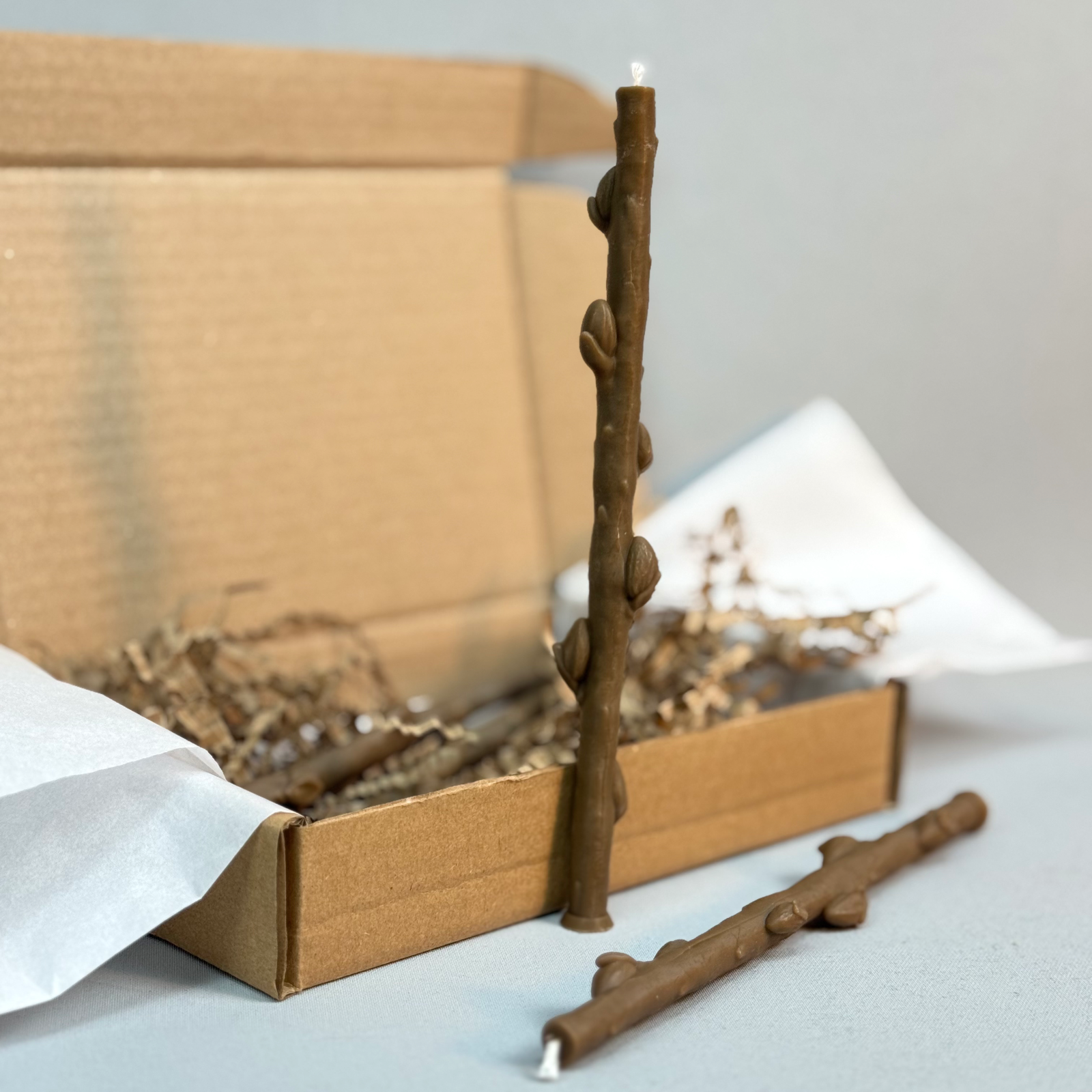 Набор свечей "Веточки вербы" 