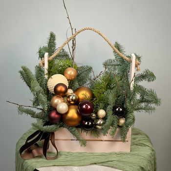 Цветы в ящике Зимнее золото