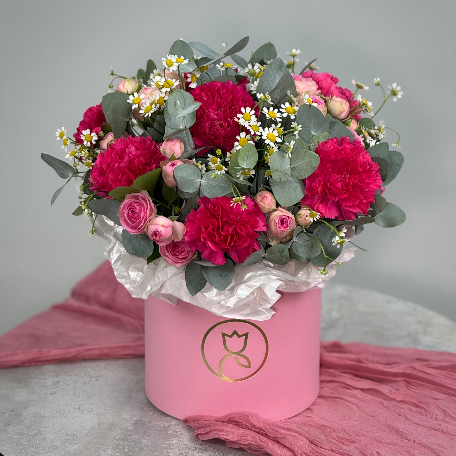 Цветы в коробке Английский сад