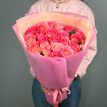 Букет из 21 розы Джумилия 60 см