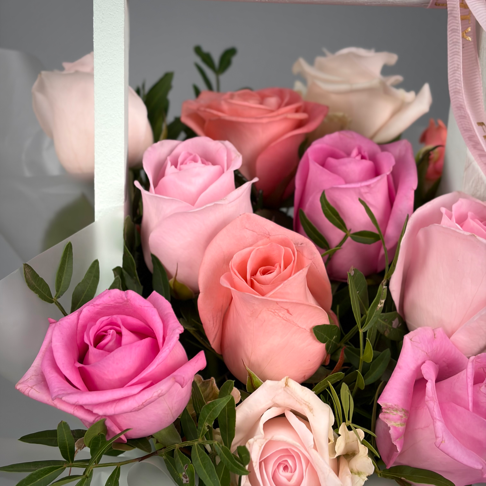 Цветы в ящике Цветочная валентинка №1