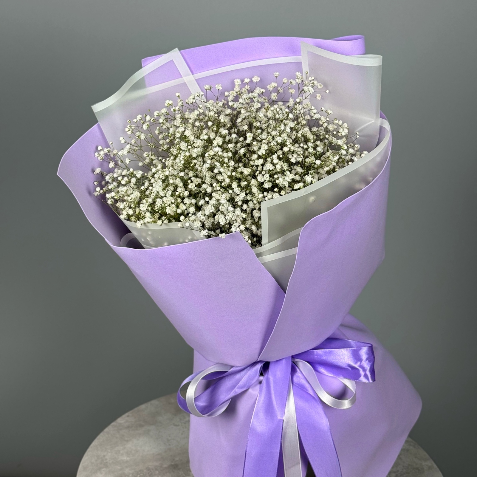 Букет из 7 белых гипсофил
