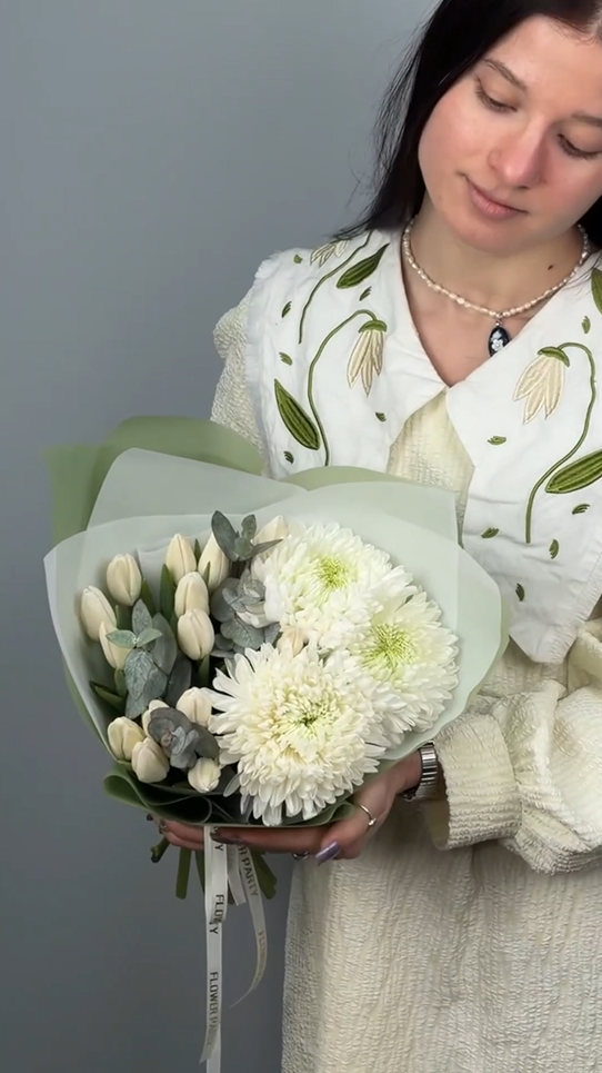 Букет Серебряная прохлада