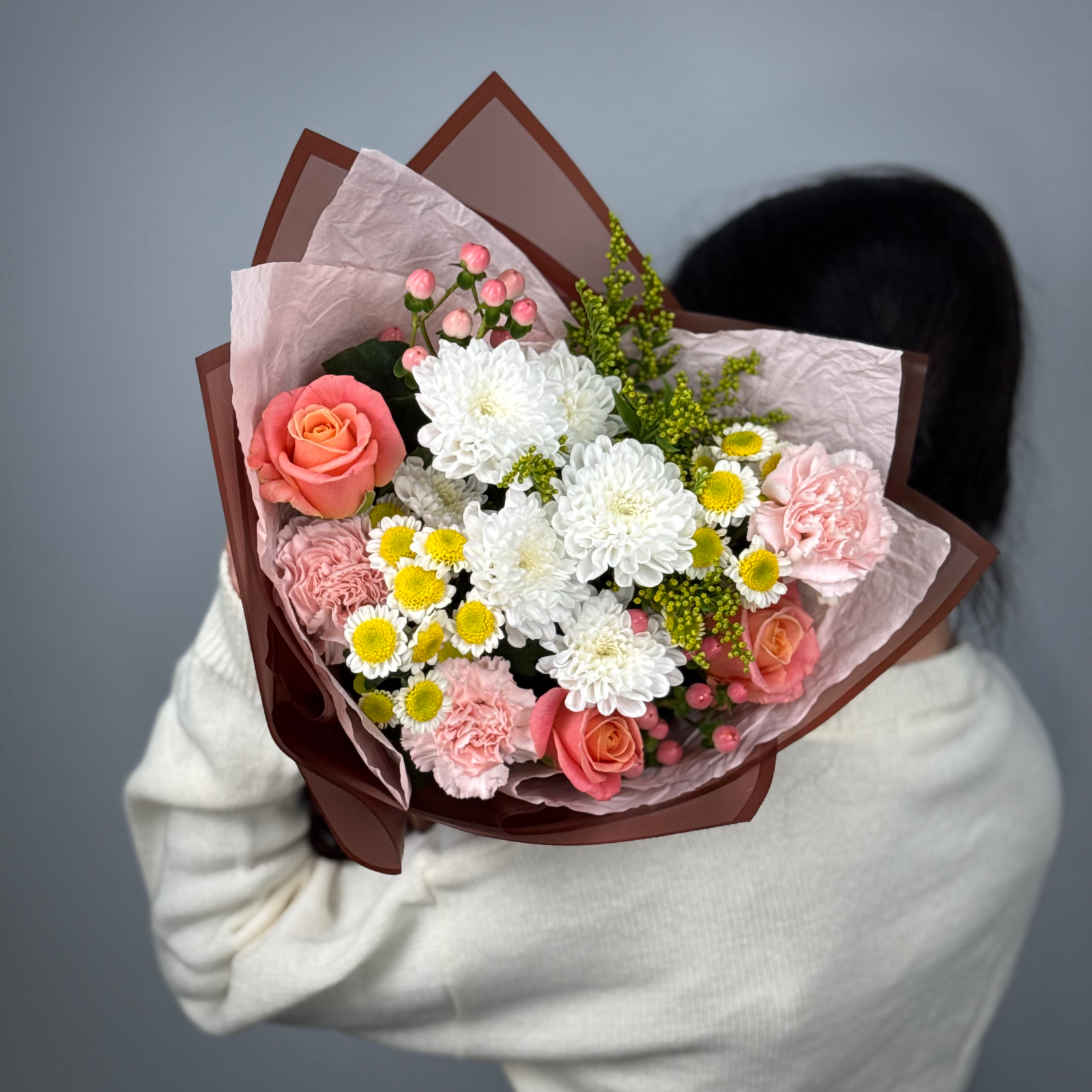 Букет Персиковый тарт