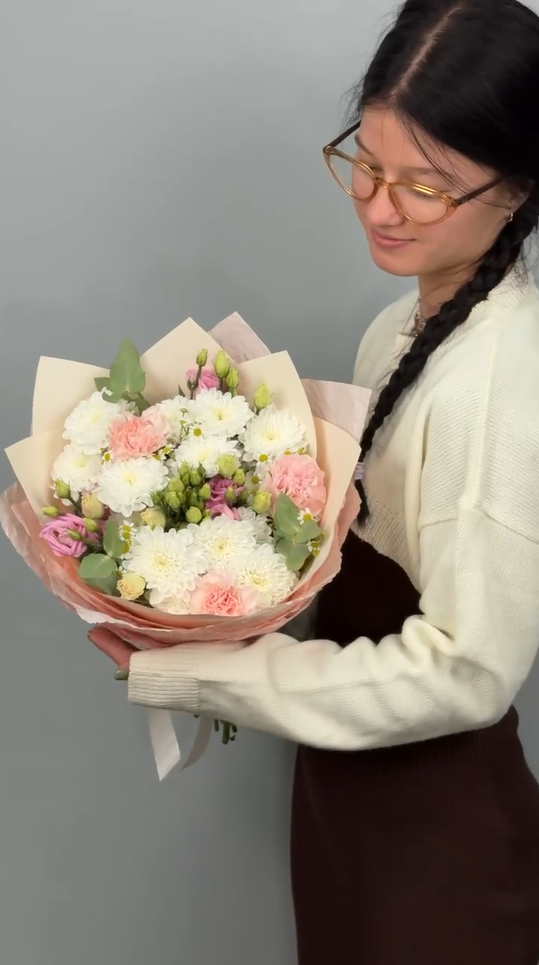 Букет Нежность сердец