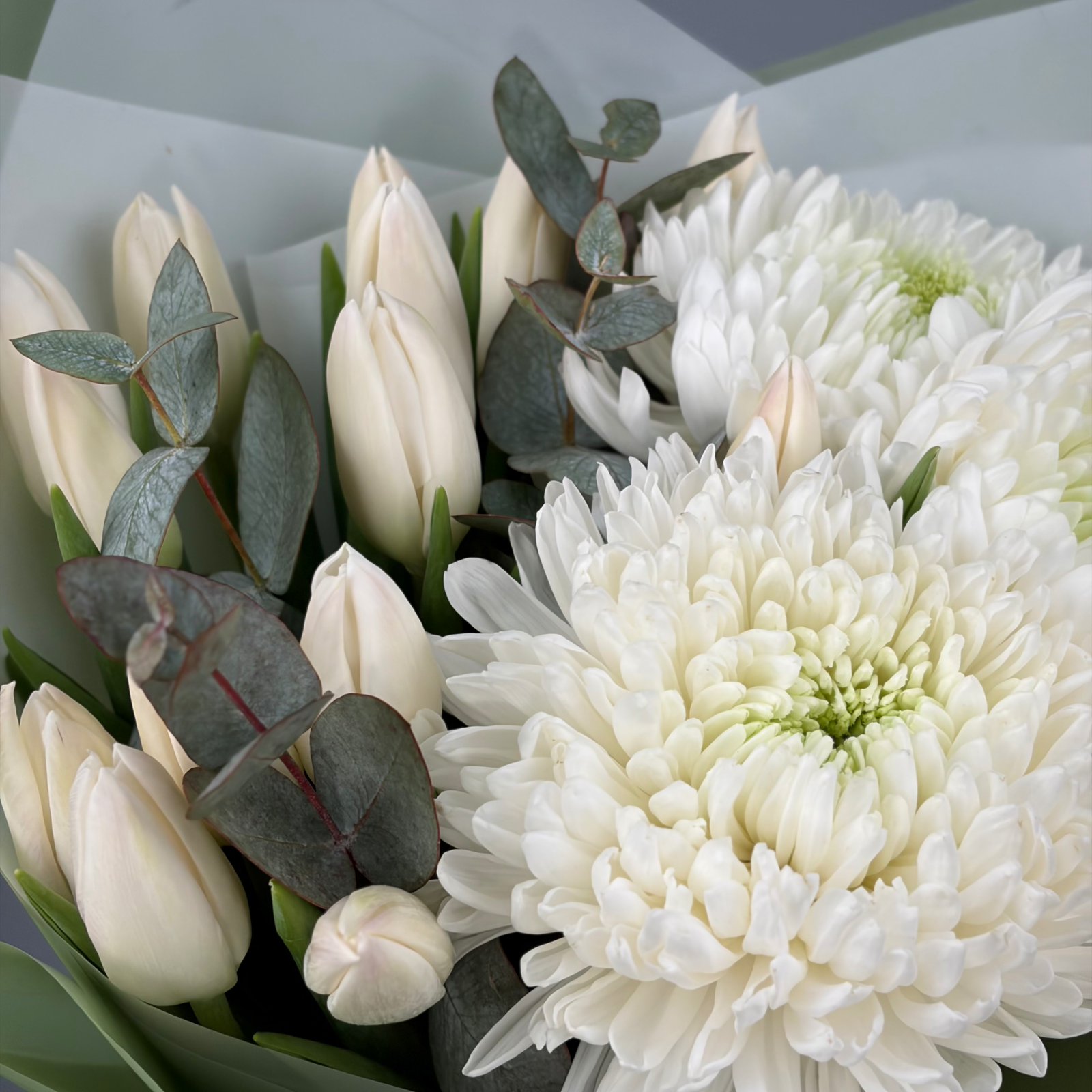 Букет Серебряная прохлада