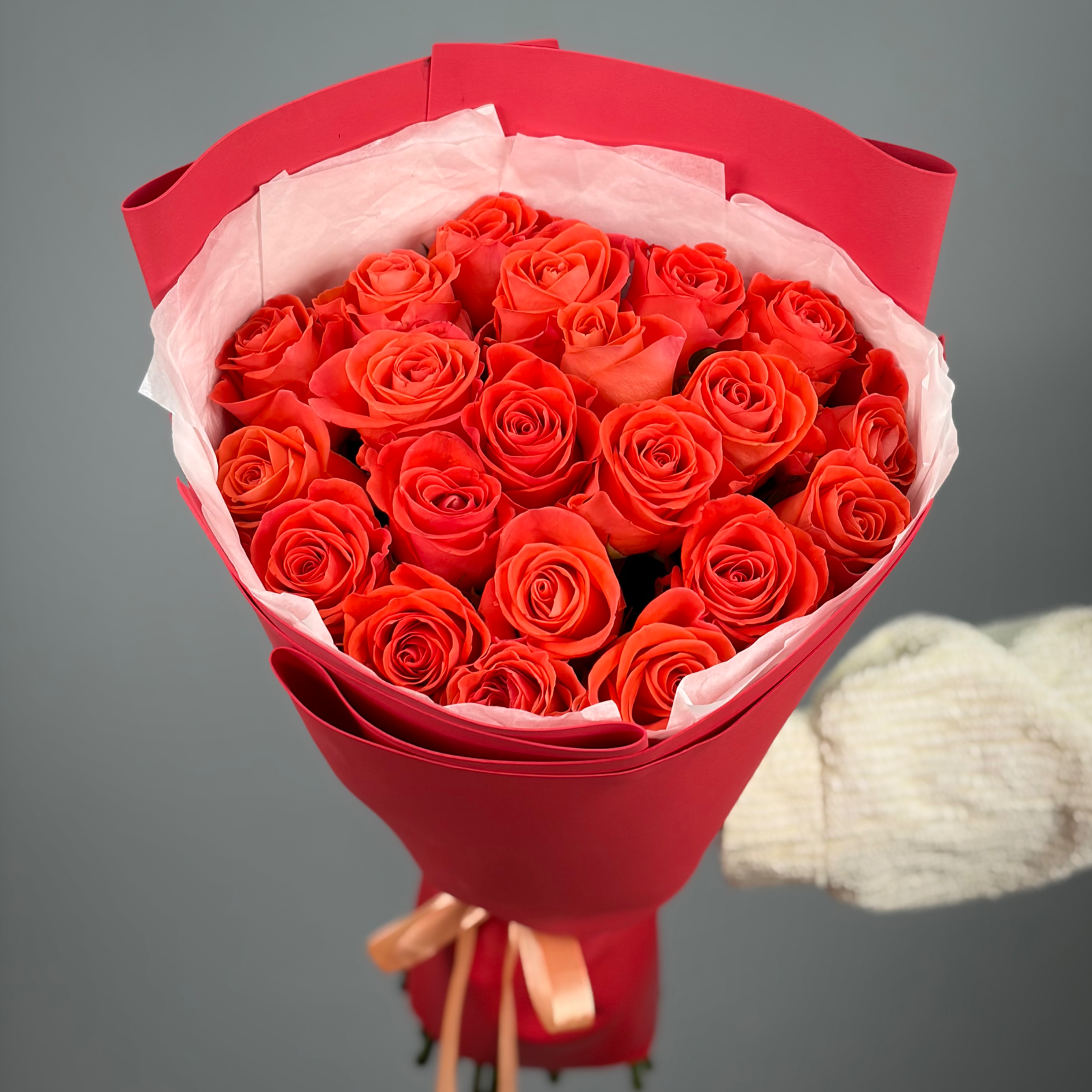 Букет из роз Вулкан чувств