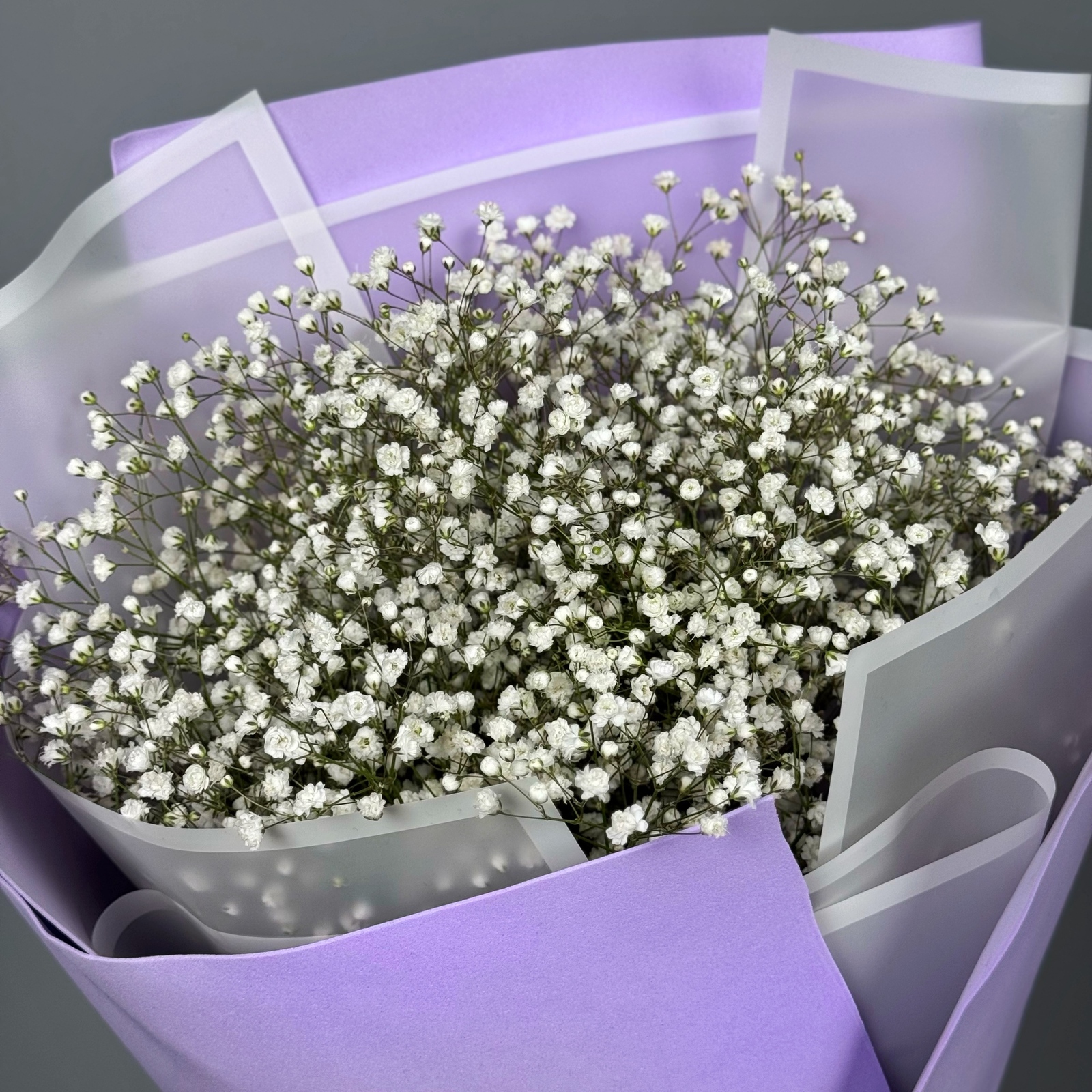 Букет из 7 белых гипсофил