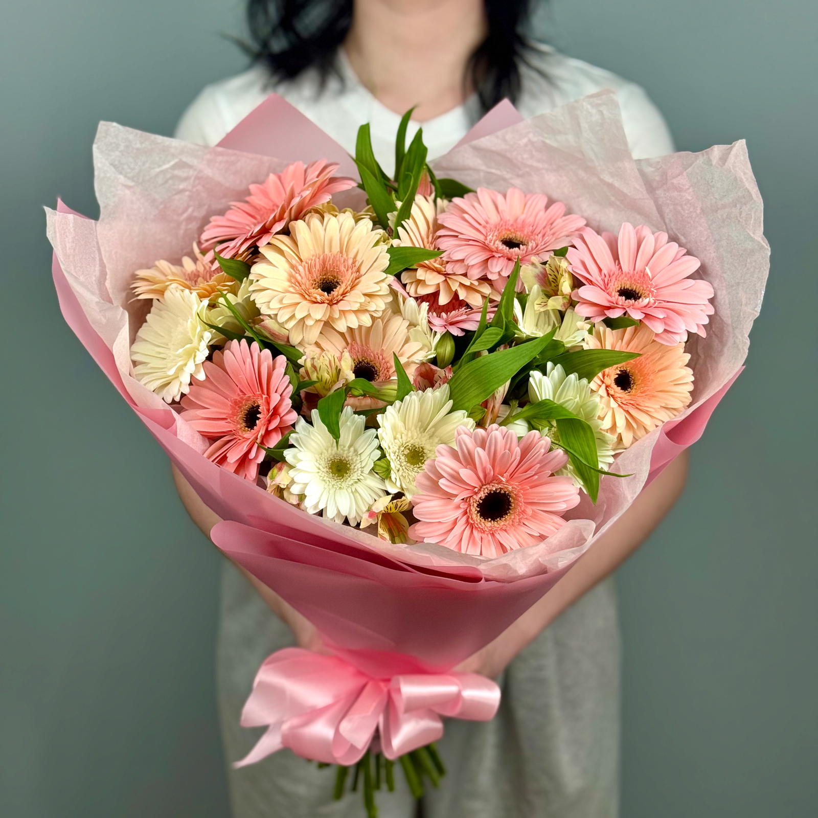 Букет Розовый бланш